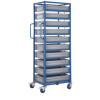 Tray Rack with 120 x 600 x 400 mm 24 Litre Containers: Amount of Trays & Unit Height: 10 - 1680mm