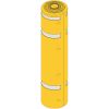 VISUSAFE Lamp Post Protector: Options: Yellow & Silver Vis