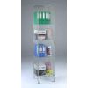 Wire Mesh Compartment Cupboards: Options: Narrow Cupboard - Single Door (c/w 3 shelves)