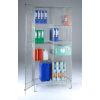 Wire Mesh Compartment Cupboards: Options: Divided Cupboard - Double Door (c/w 6 shelves)