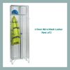 1 Door Wire Mesh Locker: Options: Nest of 2 lockers, Depth: 305mm