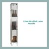 3 Door Wire Mesh Lockers: Options: Nest of 1 locker, Depth: 305mm