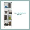 4 Door Wire Mesh Locker: Options: Nest of 2 lockers, Depth: 305mm