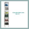 6 Door Wire Mesh Locker: Options: Nest of 1 locker, Depth: 305mm