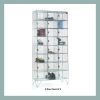 8 Door Wire Mesh Locker: Options: Nest of 3 lockers, Depth: 305mm