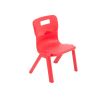 Titan One Piece Classroom Chair: Size: 1-2 years, Colour: Red