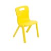 Titan One Piece Classroom Chair: Size: 3-5 years, Colour: Yellow