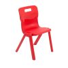 Titan One Piece Classroom Chair: Size: 7-9 years, Colour: Red