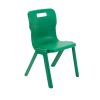 Titan One Piece Classroom Chair: Size: 9-13 years, Colour: Green