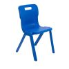 Titan One Piece Classroom Chair: Size: 13+ years, Colour: Blue