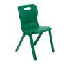 Titan One Piece Classroom Chair: Size: 13+ years, Colour: Green