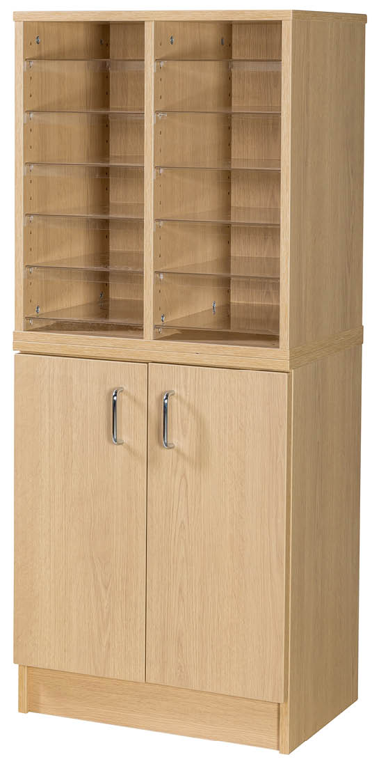 Premium Pigeon Hole Units With Cupboard Pa33002