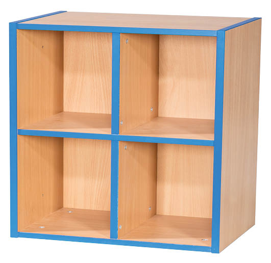 Kubbykurve Two Tier 2 2 Library Bookshelf 700mmh 500mw A62004