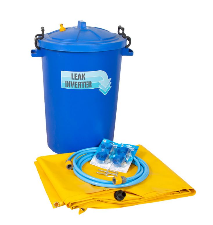 Leak Diverter Full Kits Ld1x1y Kit Yellow Tarp 1000 1000mm