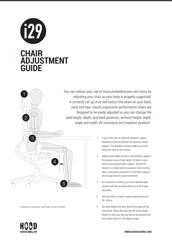 chair adjustment guide
