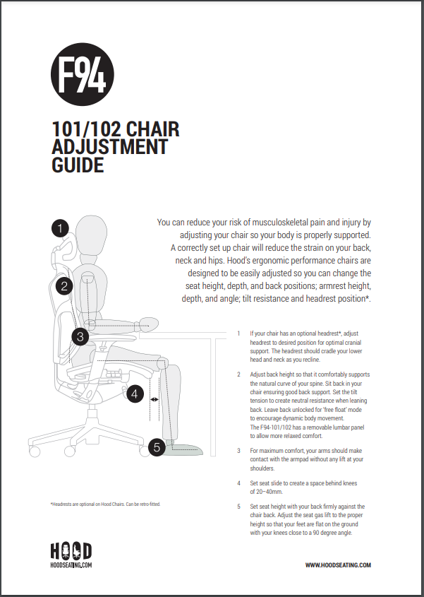 chair adjustment guide