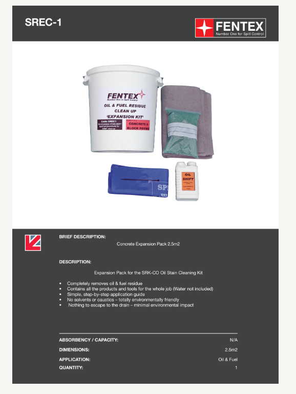 tarmac & asphalt cleaning kit
