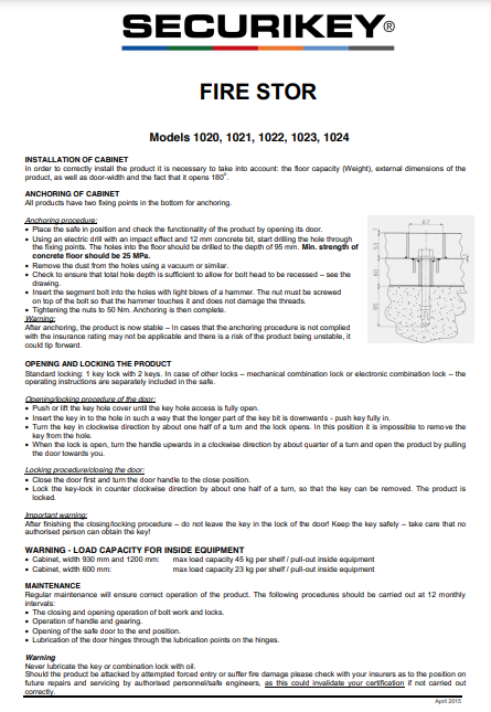 Installation Sheet