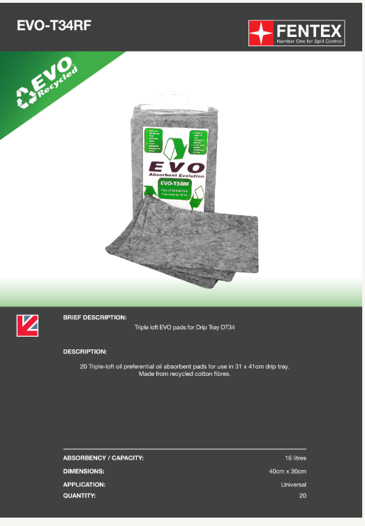 evo triple loft oil preferential pads