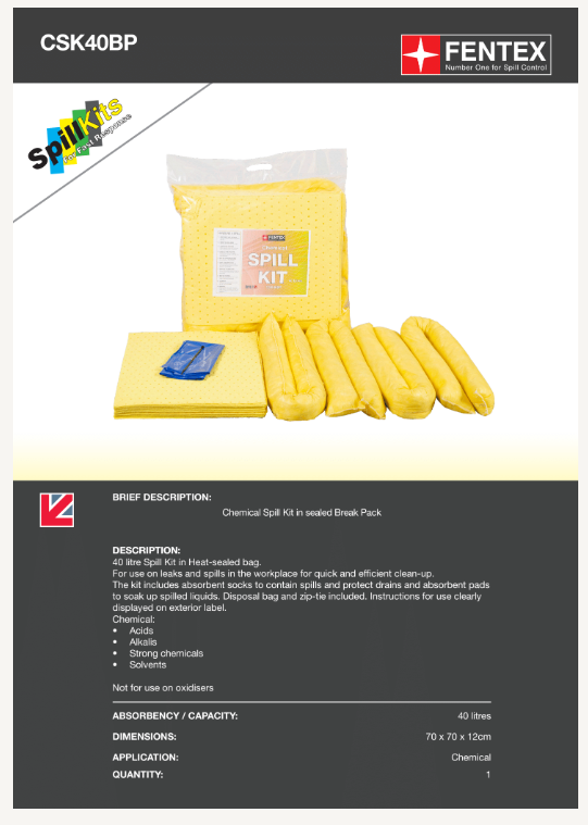 chemical spill kit