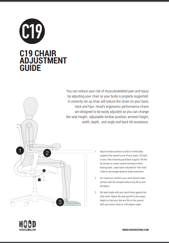 chair adjustment guide