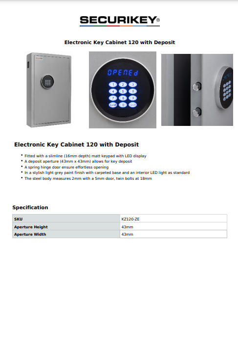 Specification Sheet